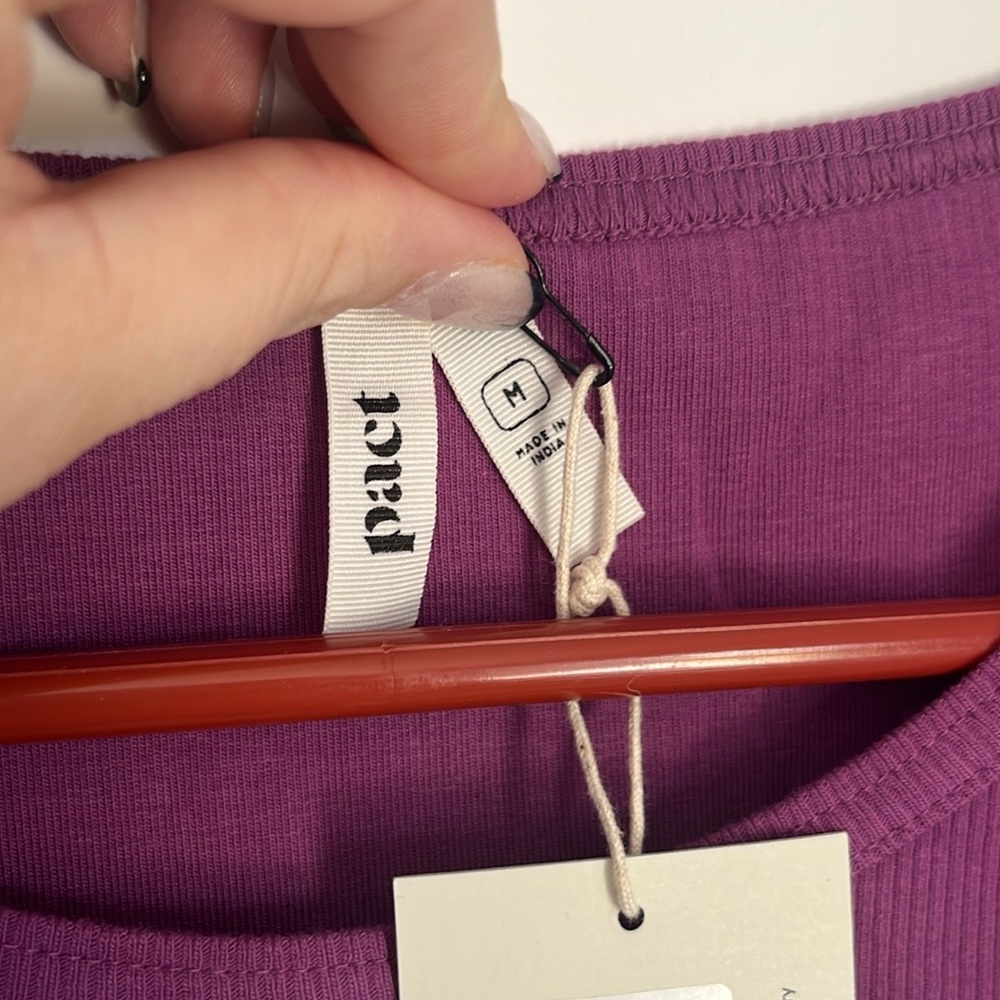Pact Women's Amethyst Kinley Long Sleeve Size Medium - Picture 3 of 5
